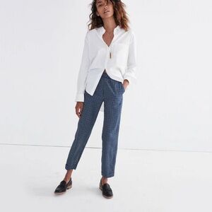 Madewell Women's Track Trousers in Ascot Tile Size Small